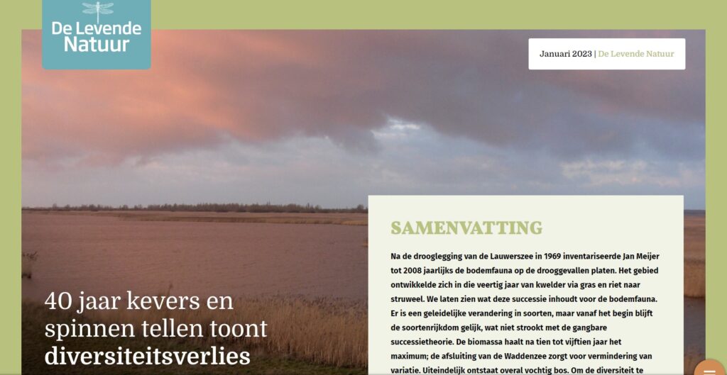 De Levende Natuur - Nummer 01 2023